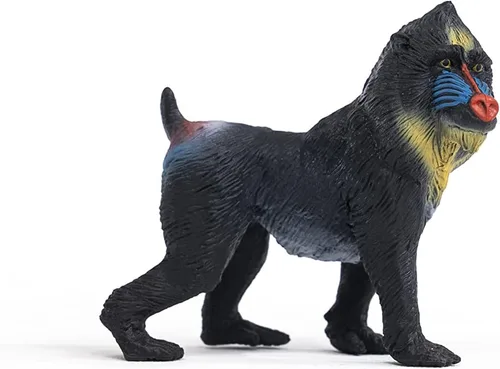 Miniatura 6 de Schleich Wild Life - Figura realista de mono mandril, juguete auténtico y altamente detallado, duradero para la educación y juego divertido