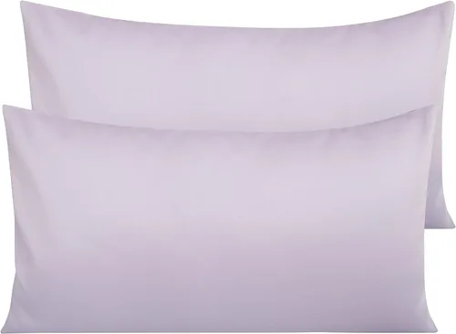 Miniatura 16 de NTBAY Fundas de Almohada de Algodón Egipcio Queen - Juego de 2, Fundas de Almohada de Algodón de 500 Hilos - Fundas de Almohada Suaves y Rosa