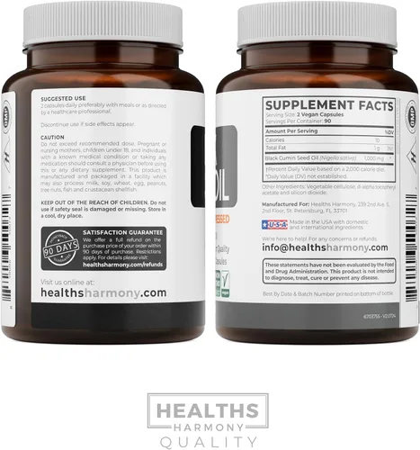 Miniatura 9 de Aceite de semilla negra orgánica USDA (4 onzas líquidas) Premium prensado en frío Nigella sativa que produce aceite de semilla de comino negro puro