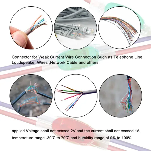 Miniatura 5 de Conector de empalme de cable JXR-U1R, utilizado como conector resistente a la corrosión y a prueba de humedad para conexión de cable de corriente