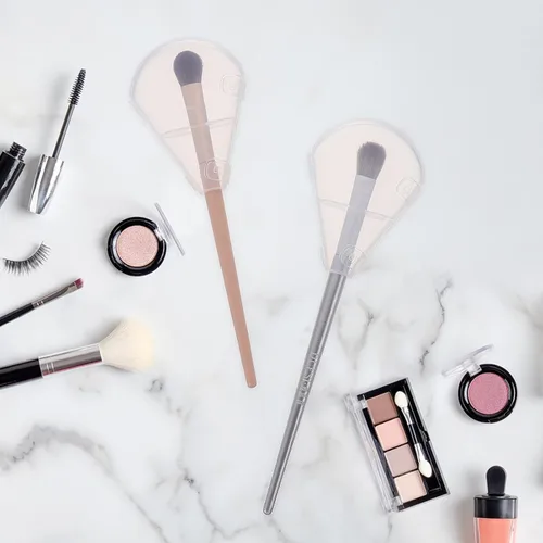 Miniatura 5 de OSALADI 10 brochas de maquillaje de PVC, protector de brochas de maquillaje, protector de brochas de cosméticos (no incluye los cepillos)