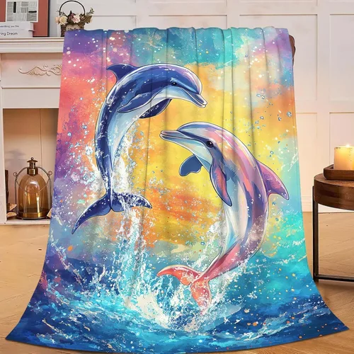 Miniatura 30 de Manta de Foca del Océano, Regalos de Focas para Niños, Niñas, Adultos, Mujeres y Hombres, Suave, Acogedora, Cálida, Felpa Esponjosa, Mullida
