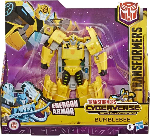 Miniatura 2 de Transformers Toys Cyberverse Ultra Class Bumblebee Figura de acción, combina con armadura Energon para encenderse, para niños de 6 años en adelante