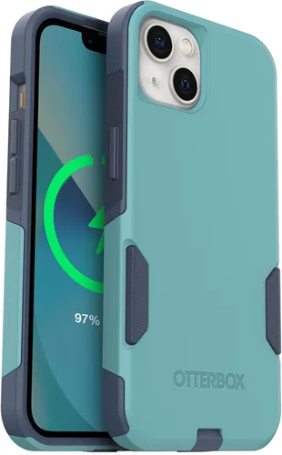 Miniatura 10 de OtterBox Funda para iPhone 13 (solamente) Commuter Series - Rock Skip Way, delgada y resistente, apta para bolsillo, con protección de puerto