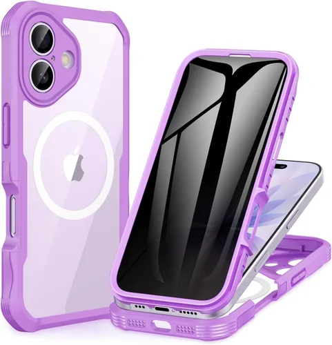 Miniatura 124 de CENHUFO Funda de privacidad para iPhone 11 Pro, funda de cuerpo completo con protector de pantalla de privacidad de vidrio templado 9H integrado
