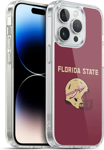 Miniatura 131 de Head Case Designs Funda de gel suave FSU Seminoles de la Universidad Estatal de Florida con licencia oficial compatible con Apple iPhone 13 Pro Max