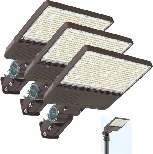 Miniatura 39 de Luz LED de estacionamiento de 150 W, 120 W, 90 W, ajustable, con certificación UL, 5700 K, 5000 K, 4500 K, sintonizable, 22500 lm luz comercial
