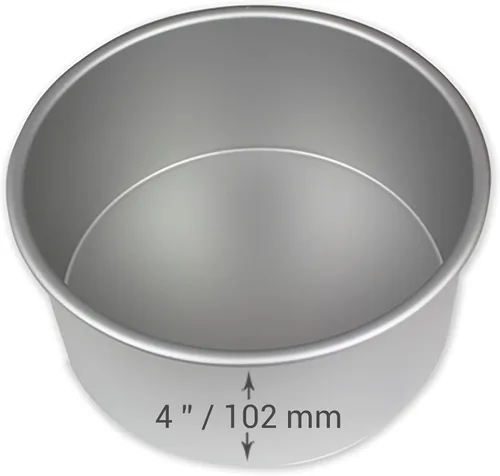 Miniatura 4 de PME Molde de Horneado de Aluminio Profesional Redondo 8 x 4 pulgadas