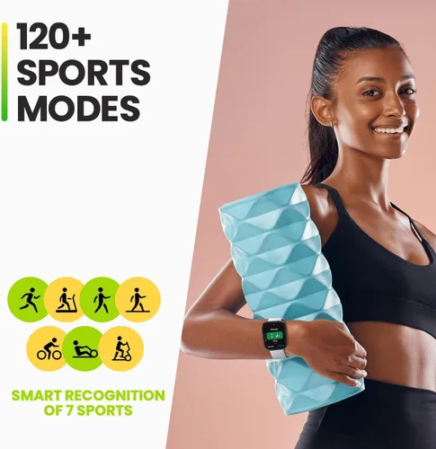 Miniatura 5 de Amazfit Bip 5 - Reloj inteligente de 1.811 in, GPS, Amazon Alexa integrado, llamadas Bluetooth, batería de 10 días, frecuencia cardíaca y VO2 Max