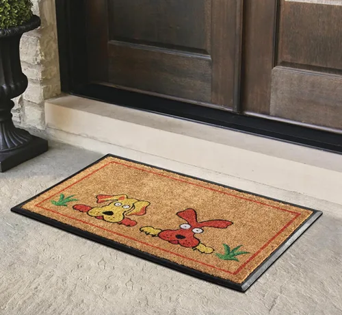 Miniatura 142 de A1HC Tapete para Puerta de Fibra de Coco Natural y Caucho, 30"x48" – Grueso, Duradero, Resistente, Anti-Desprendimiento, Resistente a