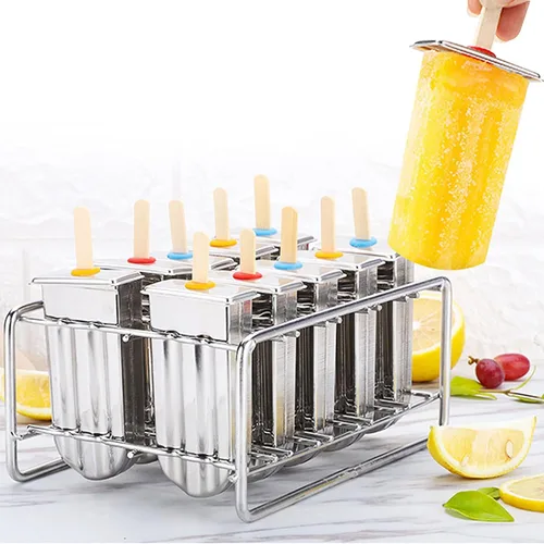 Miniatura 2 de FDIT set 3PCS 304 acero inoxidable redondo helado helado