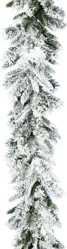 Miniatura 13 de Fraser Hill Farm - Árbol de Navidad preiluminado Mountain Pine de 6.5 pies, con luces inteligentes incandescentes blancas, muy nevado, follaje
