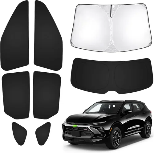 Miniatura 73 de T TGBROS Parasol para parabrisas para Honda Civic 2022-2025 2026, parasol grueso con bloqueo UV y opaca, para privacidad, plegables, 8 accesorios