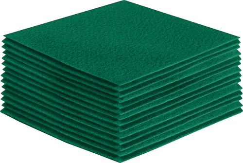 Miniatura 112 de FabricLA Hojas de fieltro acrílico para manualidades, cuadrados de fieltro precortados suaves de 4 x 4 pulgadas (3.9 in x 3.9 in), utiliza hojas