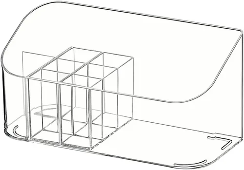 Miniatura 10 de SUNFICON Bandeja Soporte Organizador de Maquillaje Estuche Expositor de Cosméticos de Mesa Escritorio Tocador Encimera Baño Pared Gabinete Caja