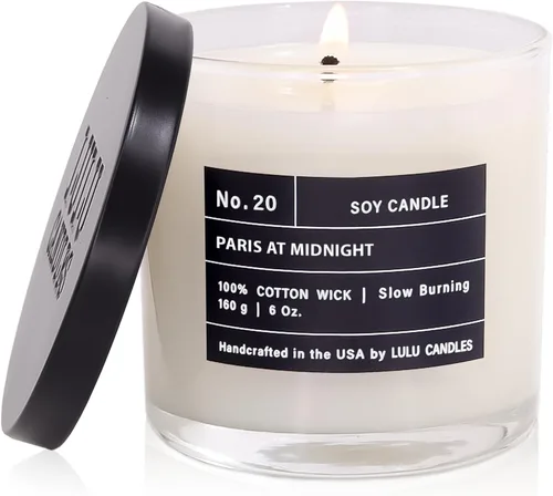 Miniatura 45 de Lulu Candles Sweet Pea, Jasmine & Apple Vela perfumada en tarro de soja de lujo Vertida a mano en los Estados Unidos Altamente perfumada