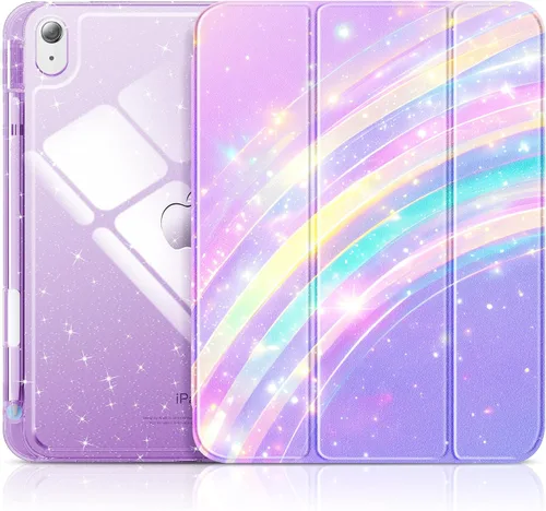 Miniatura 12 de INFILAND Funda compatible con iPad A16 de 11ª generación de 11 pulgadas 2025, funda para iPad de 10ª generación de 10.9 pulgadas, cubierta
