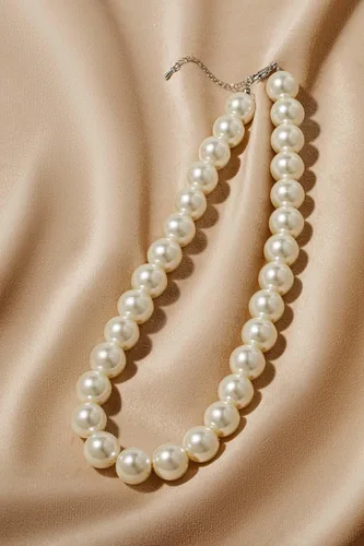 Miniatura 4 de BABEYOND - Collar de perlas redondas de imitación para novias, ideal para boda