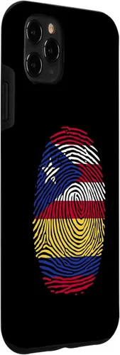 Miniatura 3 de Funda para iPhone 11 Pro Max Boricua y Colombia con huellas dactilares puertorriqueñas