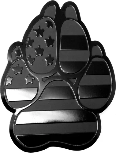 Miniatura 3 de Emblema de guardabarros de metal para autos, camiones (3 x 4 pulgadas, negro)