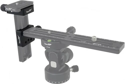 Miniatura 7 de Haoge CP-20 - Soporte de adaptador de abrazadera de tornillo con tres pares de agujeros de 0.787 in para sistema de soporte de bricolaje con placas