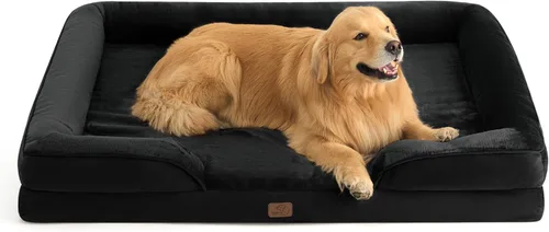 Miniatura 20 de Bedsure Cama ortopédica XL para perros extragrandes, cama lavable para perros y gatos, impermeable, cómodo sofá para perros con funda extraíble