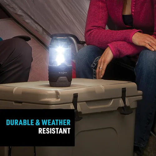 Miniatura 7 de Nite Ize Linterna Radiant 400, linterna de 400 lúmenes para campamento o preparación de emergencia, linterna radiante 400, color negro