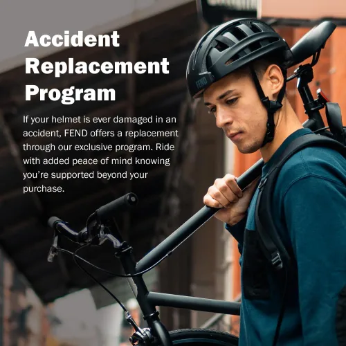 Miniatura 5 de FEND One Foldable Bike Helmet – Patented Smart-Fold 50% Compact Design, Award-Winning Safety CPSC/EN1078 Certified, for Adults, Commuters, E-Bikes