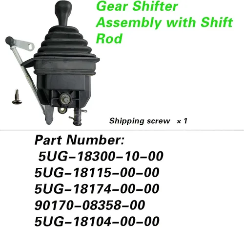 Miniatura 8 de Conjunto de palanca de cambios con varilla de cambio compatible con Yamaha Rhino UTV 450 660 700 (2004-2013) 5UG-18300-10-00