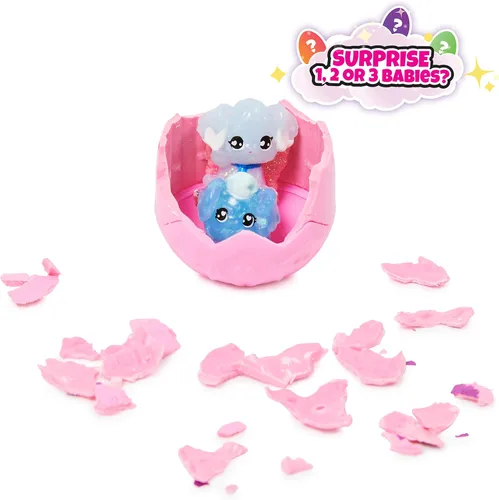 Miniatura 6 de Hatchimals CollEGGtibles, paquete familiar de juego en casa con 3 personajes y hasta 3 bebés sorpresa (el estilo puede variar), juguetes para niñas