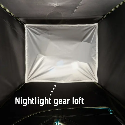 Miniatura 9 de Kelty Daydreamer Tienda de Campaña 4P + 6P, Tela Blackout, Altillo de Equipaje con Difusión de Luz Interior, Altura de Pie, Libre de PFAS