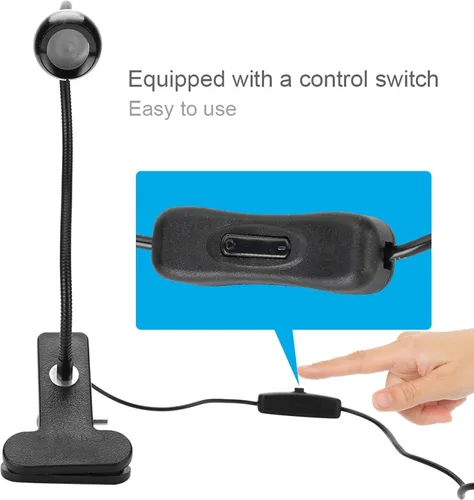 Miniatura 8 de Tiiyee Luz negra LED UV, 3 W, 395 nm, cuello de cisne flexible, luz negra, UV, lámpara de curado ultravioleta, lámpara portátil de cuello de cisne