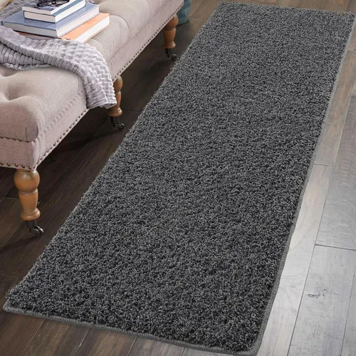 Miniatura 14 de Fashionwu Alfombra grande esponjosa de 5 x 8 pies, alfombra de felpa para sala de estar, guardería, antideslizante, alfombra mullida para decoración