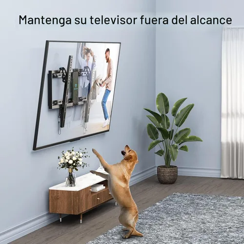 Miniatura 7 de PERLESMITH Soporte de TV con certificación UL para la mayoría de televisores de 37 a 85 pulgadas, soporte de pared universal para TV de 16 a 24
