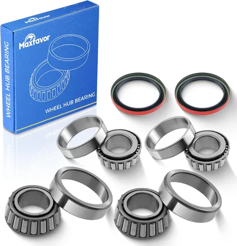 Maxfavor Juego de rodamientos y sellos de rueda delantera de 6 piezas de repuesto para S10 Blazer LLV, GMC Caballero S15 Jimmy Sonoma, Isuzu Hombre