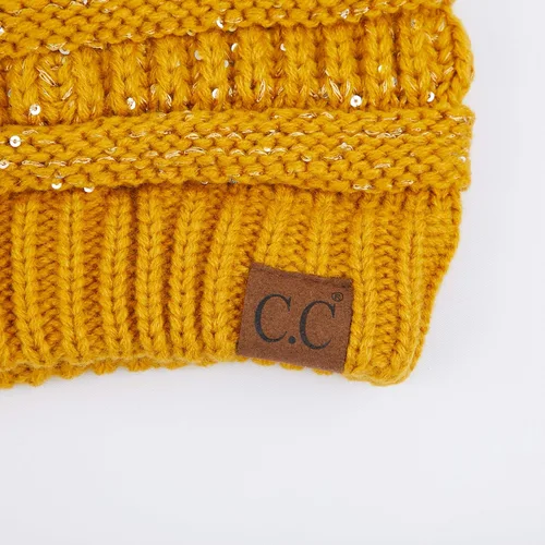 Miniatura 143 de C.C Trendy Warm Chunky Soft Stretch Cable Knit Beanie