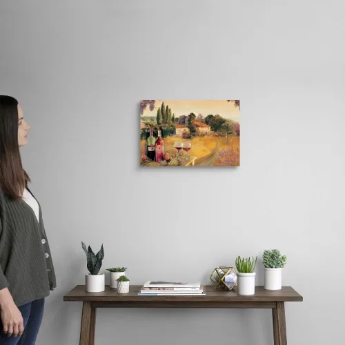 Miniatura 2 de CANVAS ON DEMAND Spoleto - Lienzo decorativo para pared, diseño tradicional de la tarde de Marilyn Hageman, decoración del hogar, obras de arte, 18