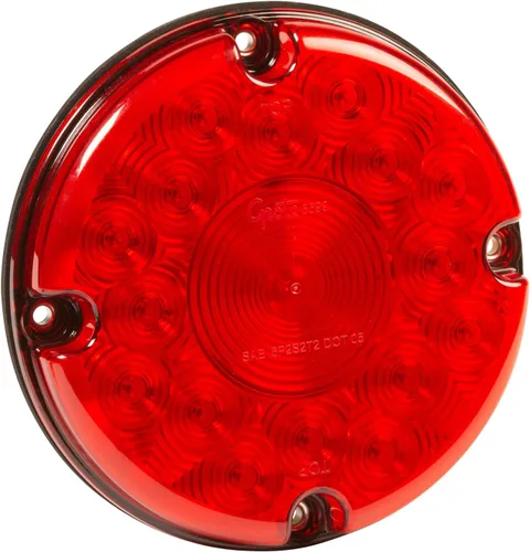 Miniatura 19 de Grote 54672 Luces LED Ovaladas de 6" de Parada/Cola/Giro con Luces de Reversa Integradas - Terminación de Pin Macho Rojo