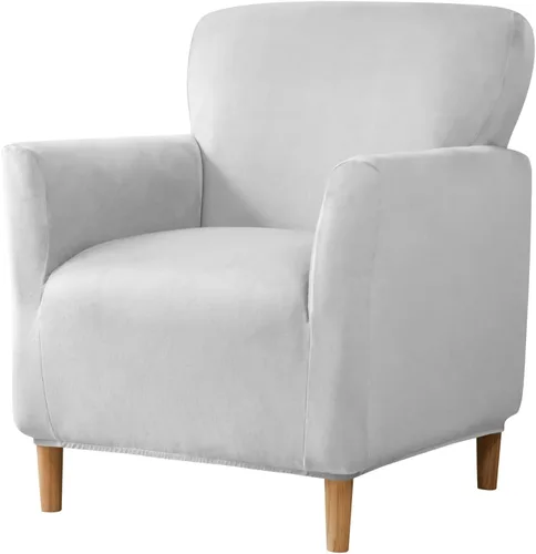Miniatura 104 de HAOYONG - Funda elástica de terciopelo para silla de banquete, fundas para sillas de 1 pieza, fundas para sillones de sofá, funda suave para sillón