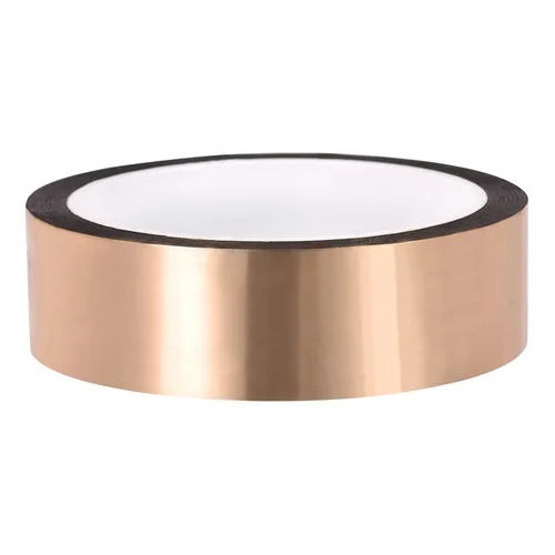 Miniatura 13 de Cinta de película de poliéster metalizado en tono dorado [para pared decorativa, embalaje, impresión] -0.12 pulgadas x 164 pies/1 rollo