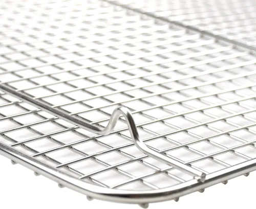Miniatura 3 de Foraineam Paquete de 2 estantes de enfriamiento de acero inoxidable, estante grande para hornear de 11.5 x 16.5 pulgadas, se adapta a bandejas