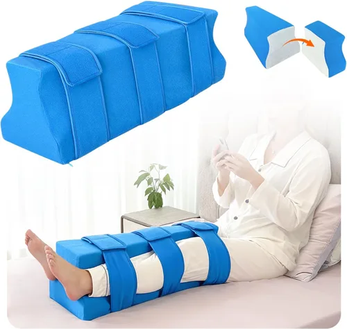 Almohada de abducción de cadera – Kit de reemplazo de cadera para recuperación después de la cirugía | Almohada de abductor HIPS 2 en 1 | Separador