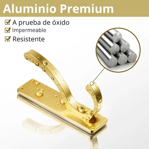 Miniatura 5 de pickpiff Ganchos adhesivos de pared para toallas, gancho adhesivo resistente (13 libras), colgador para puerta, baño, dormitorio, armario