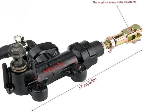 Miniatura 4 de Cilindro maestro de freno trasero compatible con Suzuki GSXR 400 600 750 1000 1100 1300R 650 1200 1250 SXG Bandit GSF 250 RF600 RF900 SV650 SV1000