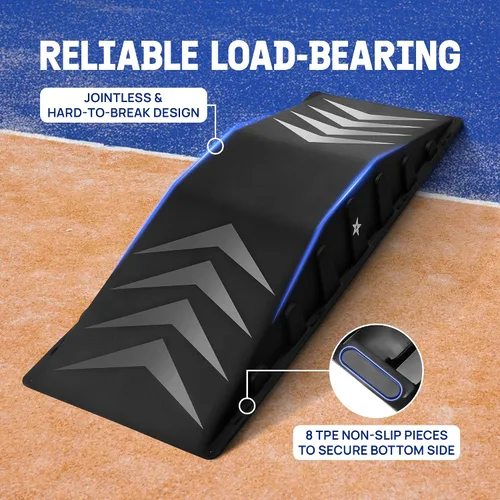 Miniatura 3 de Yes4All Single-Piece Skateboard Ramp, Bike Ramp, Skate Ramp - Design for Beginners, More Durable, Safe, Capacity 220Lbs