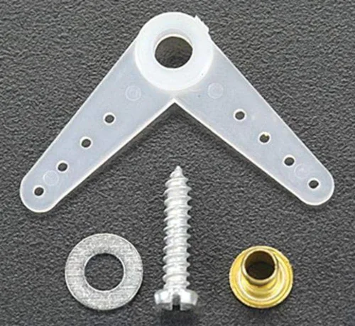 Miniatura 2 de Du-Bro 167 Conjunto de manivela de nailon de 90 grados (paquete de 2)