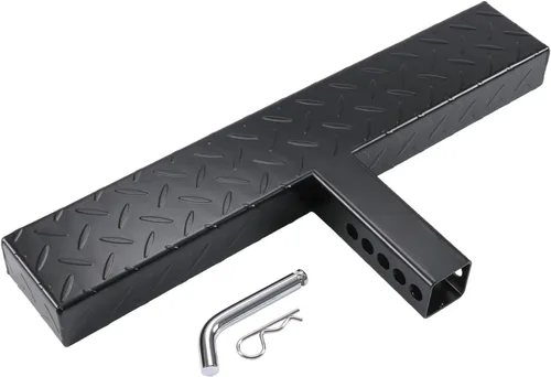 Miniatura 8 de DICMIC Protector de parachoques de remolque antideslizante y óxido para la mayoría de automóviles, SUV, camionetas, con receptor de 2 pulgadas