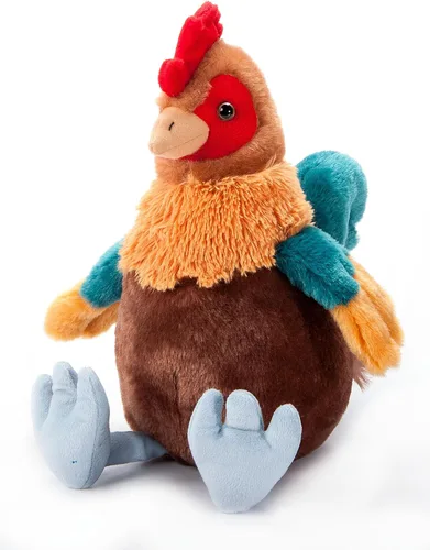 The Petting Zoo Peluche de gallo de peluche, regalos para niños, animales de corral Wild Onez, juguete de peluche de gallo, 12 pulgadas