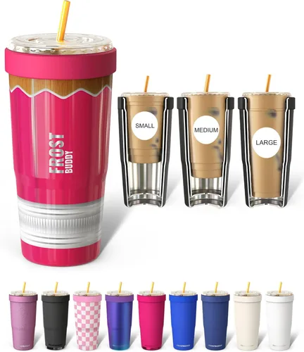 Miniatura 51 de Frost Buddy Togo Buddy 30oz Stainless Steel Vacuum Insulated Tumbler To Go Coffee Cup – Iced Coffee Sleeve, Travel Mug, Thermal Cup for Hot & Cold