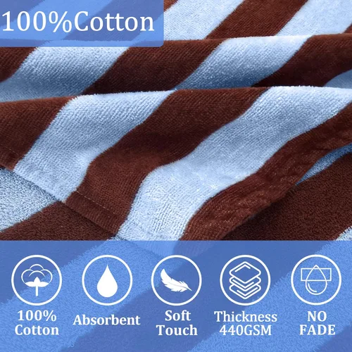 Miniatura 2 de Toallas con capucha para niños pequeños, de gran tamaño (2-4 años, 21 x 21 pulgadas), hechas de 100% algodón suave, toalla absorbente con capucha